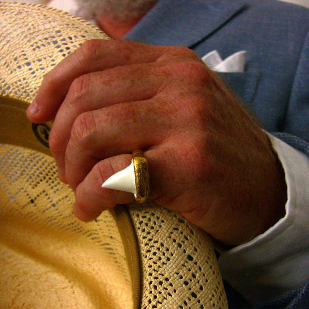 Shark Tooth Ring, Solid 24K pure Gold and shark tooth